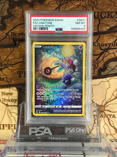 Lunatone graded PSA 8 for sale on eBay