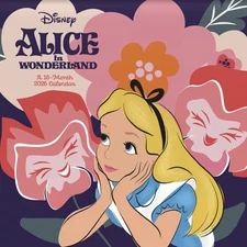 Trends International,  Disney Alice and Wonderland 2026 Wall Calendar, 12'' X 12