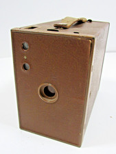 Vintage Kodak Brownie 2A Model C BROWN Box Camera Parts repair Display P31