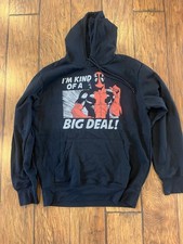 Marvel Deadpool I  m Kind Of A Big Deal Hoodie Black Size Medium