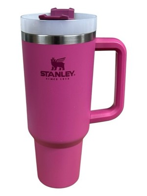 Stanley Travel Quencher 40oz ''Azalea'' Pink Preowned The Big Grip Rare No Straw