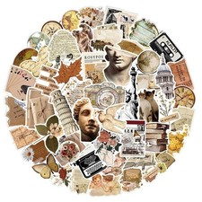 Dark Academia Vintage Stickers Pack Lot Laptop Scrapbook Journaling Greek Statue