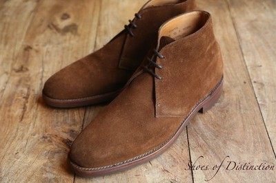 Loake 1880 Kempton Brown Suede Chukka Boots Shoes Mens UK 10 F US 11 EU 44