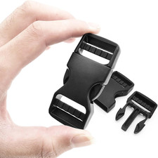 1 Inch Buckle for 1''/25Mm Webbing Straps, Side Release Buckles Replacement Plas