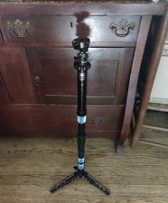 Sirui P-204S Aluminum Video Monopod with Folding Legs And Ulanzi Ball Head Mount