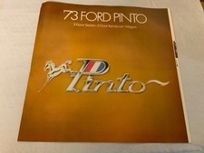 1973 Ford Pinto Brochure Vintage Dealer Catalog Car Advertising 1973 Ford Pinto Brochure Vintage Dealer Catalog Car Advertising