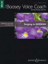 The Boosey Voice Coach Singing in German Medium/Low Vocal Lessons Guide Book