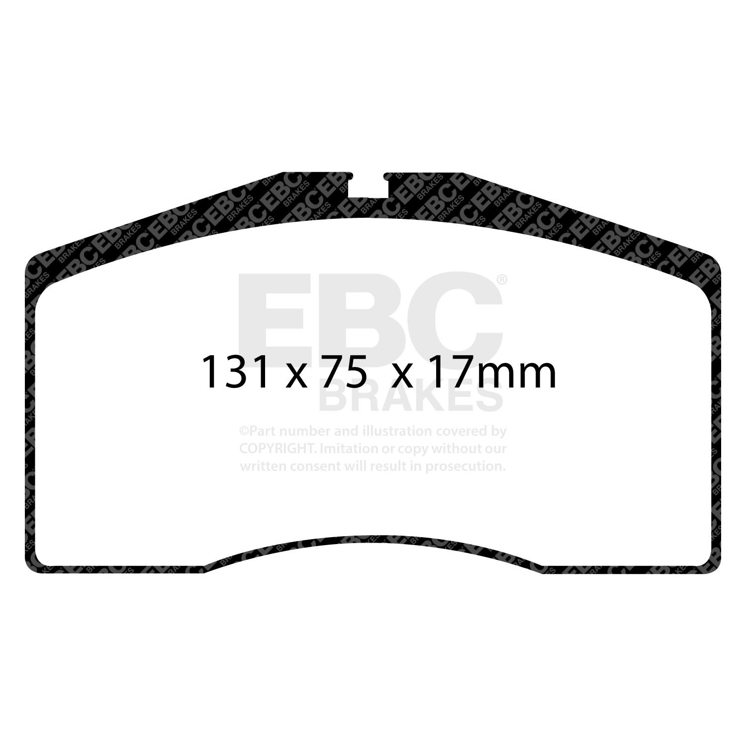 EBC DP3997C BRAKE PAD SET DISC BRAKE Front