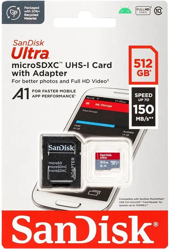 Sandisk Ultra Microsd Uhs-I U1 256 Go 150 Mo/S + Adaptateur Sd - Image 9