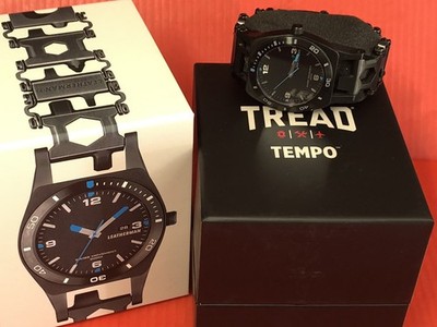LEATHERMAN TREAD TEMPO Multi-Tool Bracelet Watch. Signed by Tim Leatherman 2018