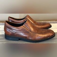 Rockport TruTech Loafer Men's Variegated Brown DP Business Bike Toe with box