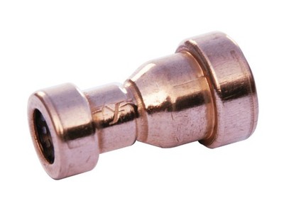 5 x Tectite Sprint 22mm x 15mm Push Fit Gerades Reduzierstück in Kupfer. 75505