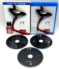 IT Chapter Two Blu-ray Disc  DVD  BONUS DISC 2019, 3-Disc Set W/ SLIPCOVER