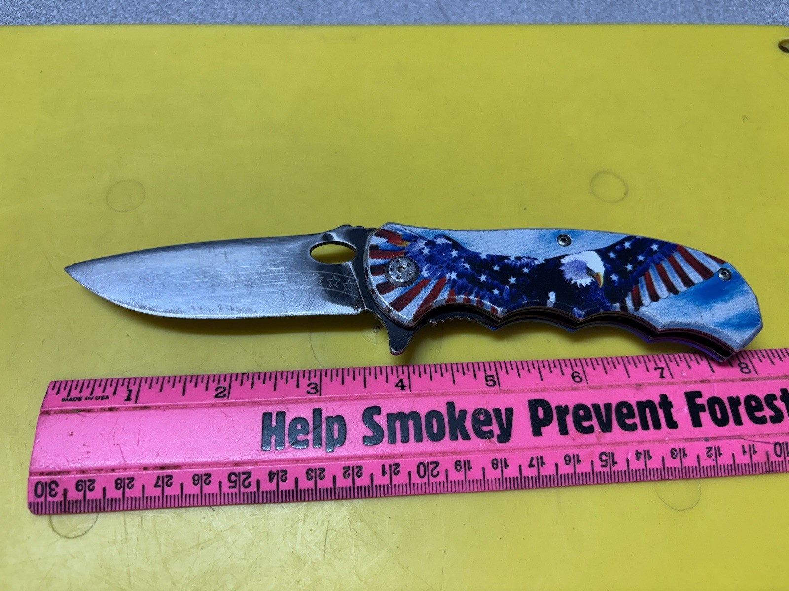 America's Civil War Fort Sumter Model  Folding Lock Blade Knife+Eagle Knife L-FS