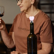 Bouchon de bouteille de vin en forme de cœur, idéal pour un mariage