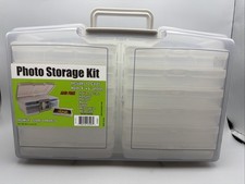 PHOTO STORAGE KIT INCLUDES 12 CASES HOLDS 4 X6 Acid Free Jewelry Organizer