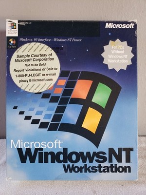 Microsoft Windows NT Workstation 4.0 CD Full Version