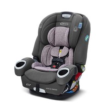Graco 4Ever DLX SnugLock 4-in-1 Car Seat, Leila Grey and Purple New