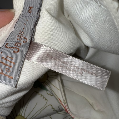 Maxi Falda De Colección Polli Says Talla 2 Avant Garde Popelín Floral Ecléctica Maximalista - Imagen 15 de 17