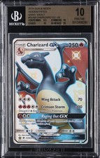 2019 SUN & MOON HIDDEN FATES SHINY VAULT #SV49 CHARIZARD GX UR BGS 10