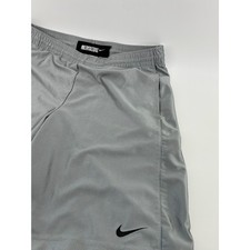 VNTG Y2K Dazzle Nike Basketball Shorts Medium Silver Grey Mesh 207630-071