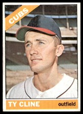 1966 Topps #306 Ty Cline  Chicago Cubs EX-EXMINT