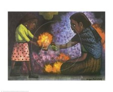 Mother's Helper by Diego Rivera Art Print Poster 22x28