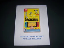 Authentic Replacement Case & Artwork ONLY - Game Builder Garage Nintendo Switch