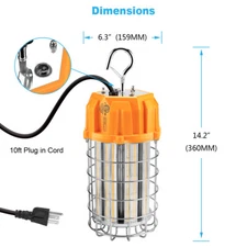 ETL 60W 80W 100W 125W 150W LED temporary work light portable US plug cord 5000K