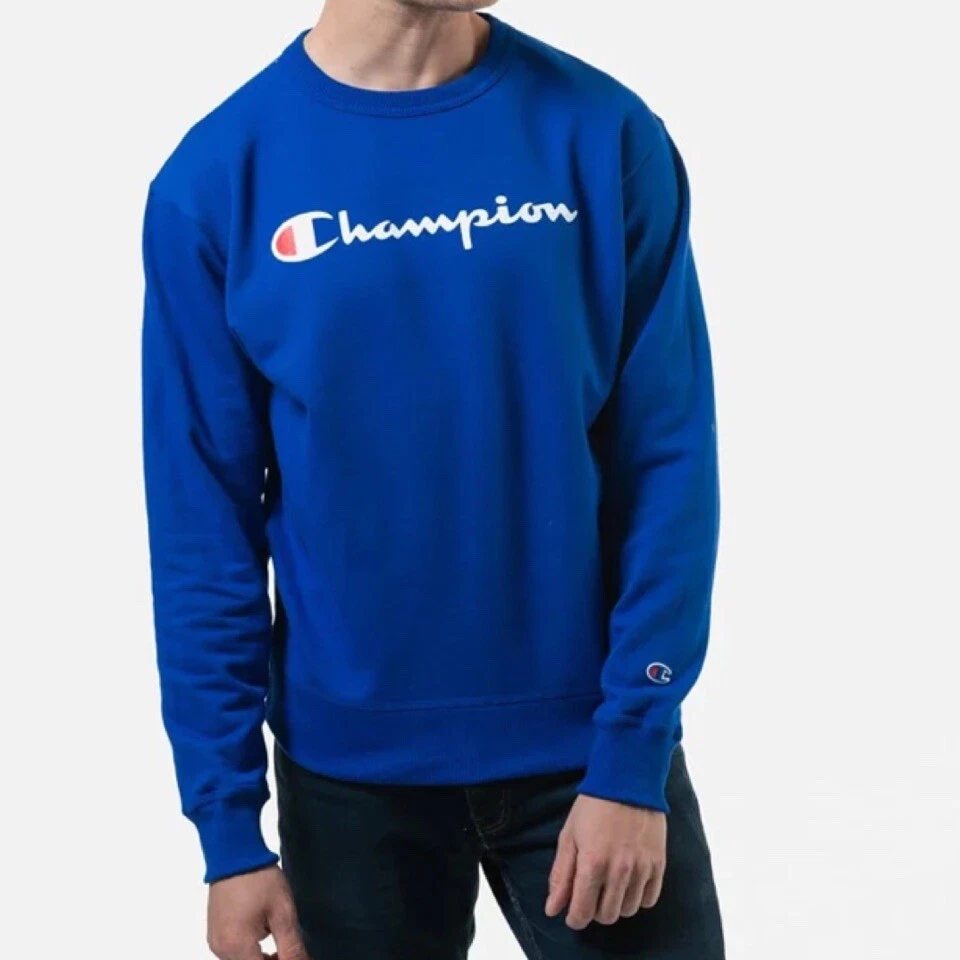 Champion fleece crewneck best sale sweatshirt