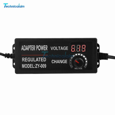 AC100-240V to DC3-24V 3A 5A Adjustable Voltage Power Adapter Switch Power Supply