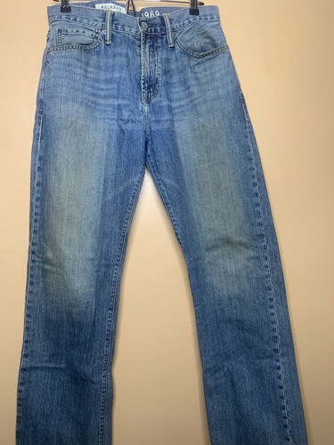 Gap Relaxed 1969 Men's Size 31x31 Jeans Light Blue Straight Leg - Picture 4 of 18