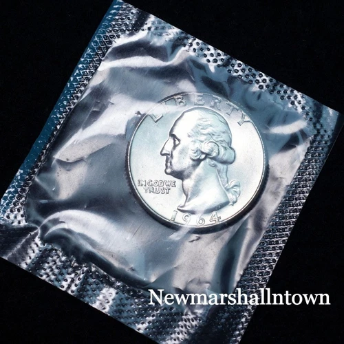 1964 P  Washington Silver Quarter ~ Choice Uncirculated from Original Mint Set