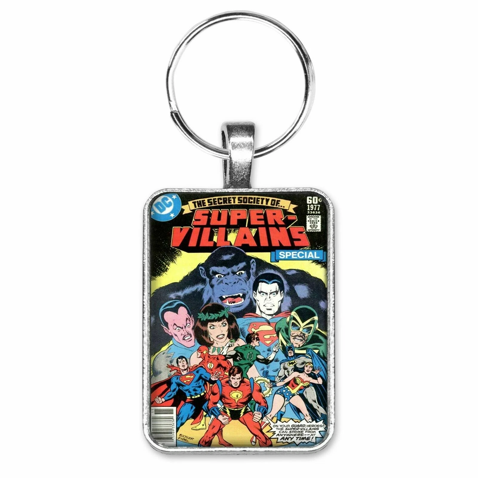 UNDERCOVER DC SECRET SOCIETY of SUPER CATTIVI SPECIAL Buckler COVER portachiavi o collana