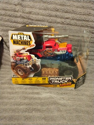 Monster Truck Wars T-REX Truck Metal Machines Age 4+ New damaged box