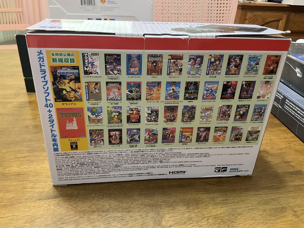 NEW]Sega Mega Drive w Mini Console Japanese Version NIB /w 2