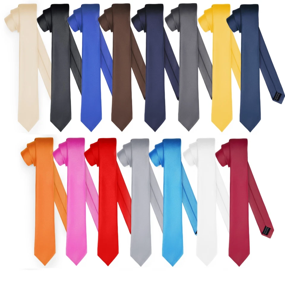 Ladeheid Klassische Herren Krawatte matt Vielfältige Farben 150cm x 6cm - Bild 1 von 1