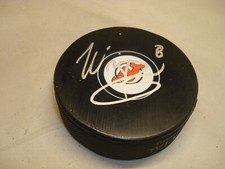 Will Butcher Signed New Jersey Devils Hockey Puck Autographed 1C