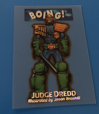 1995 Edge Entertainment Judge Dredd: The Epics Boing Acetate ABC Judge Dredd d8k