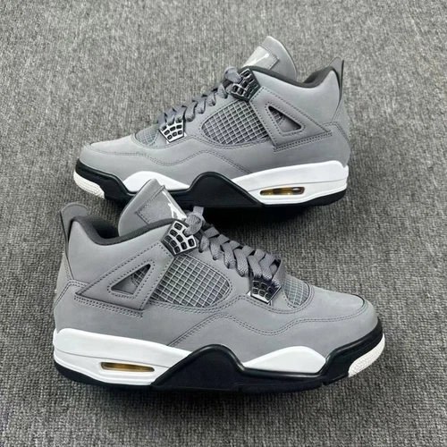Nike Air Jordan 4 "Cool Grey" Mid Top Retro Men's Basketball Shoes