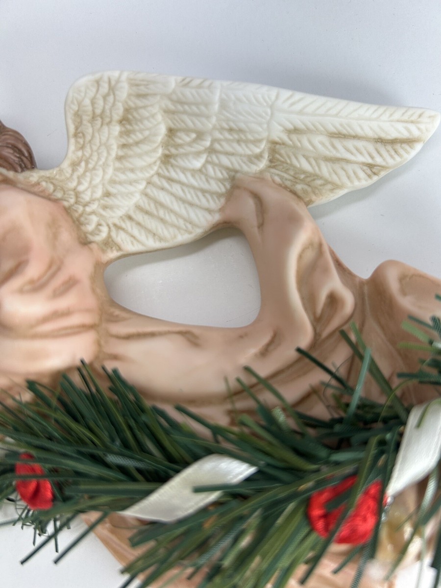 Vintage Christmas Wall Angel Plaques Midwest Ceramic 8x8.5” | eBay