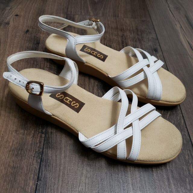 SAS Tripad Comfort Tan Suede Adjustable T Strap Sandals  