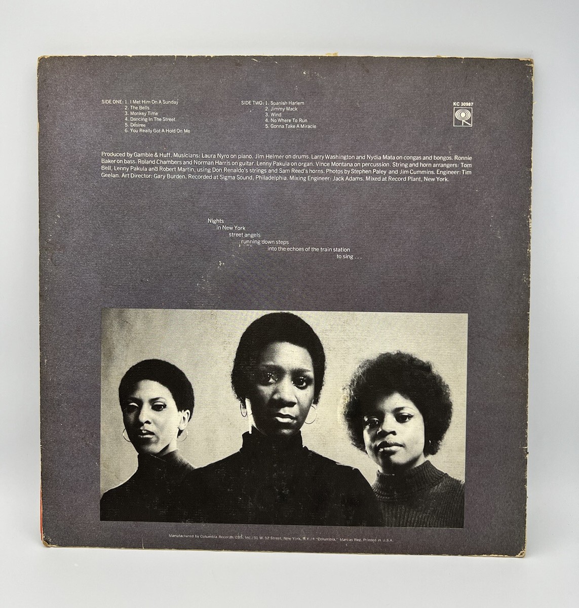 536 ローラ·ニーロ Gonna take a miracle レコード LAURA NYRO and LABELLEGonna Take A Miracle (LP) - パライソ