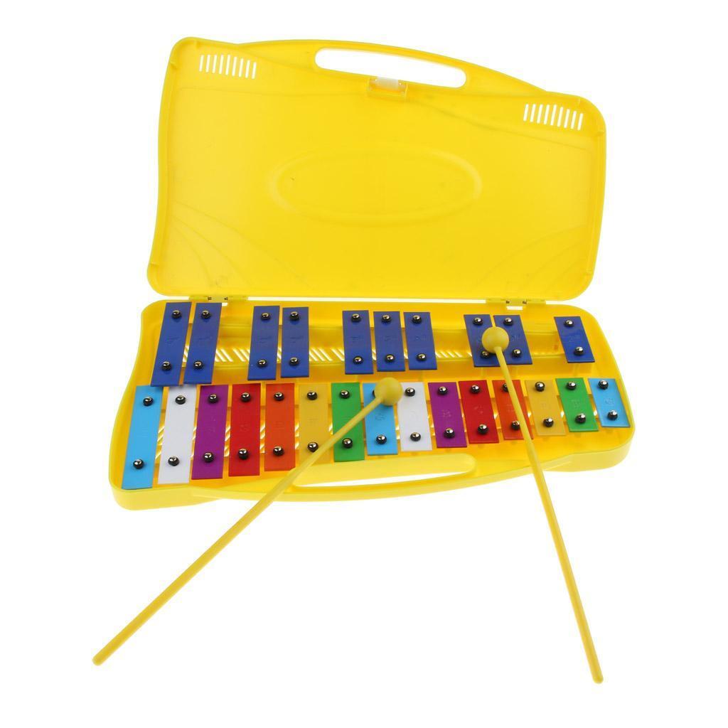 25 Tones Xylophone Glockenspiel with Case for Kids Early Educational