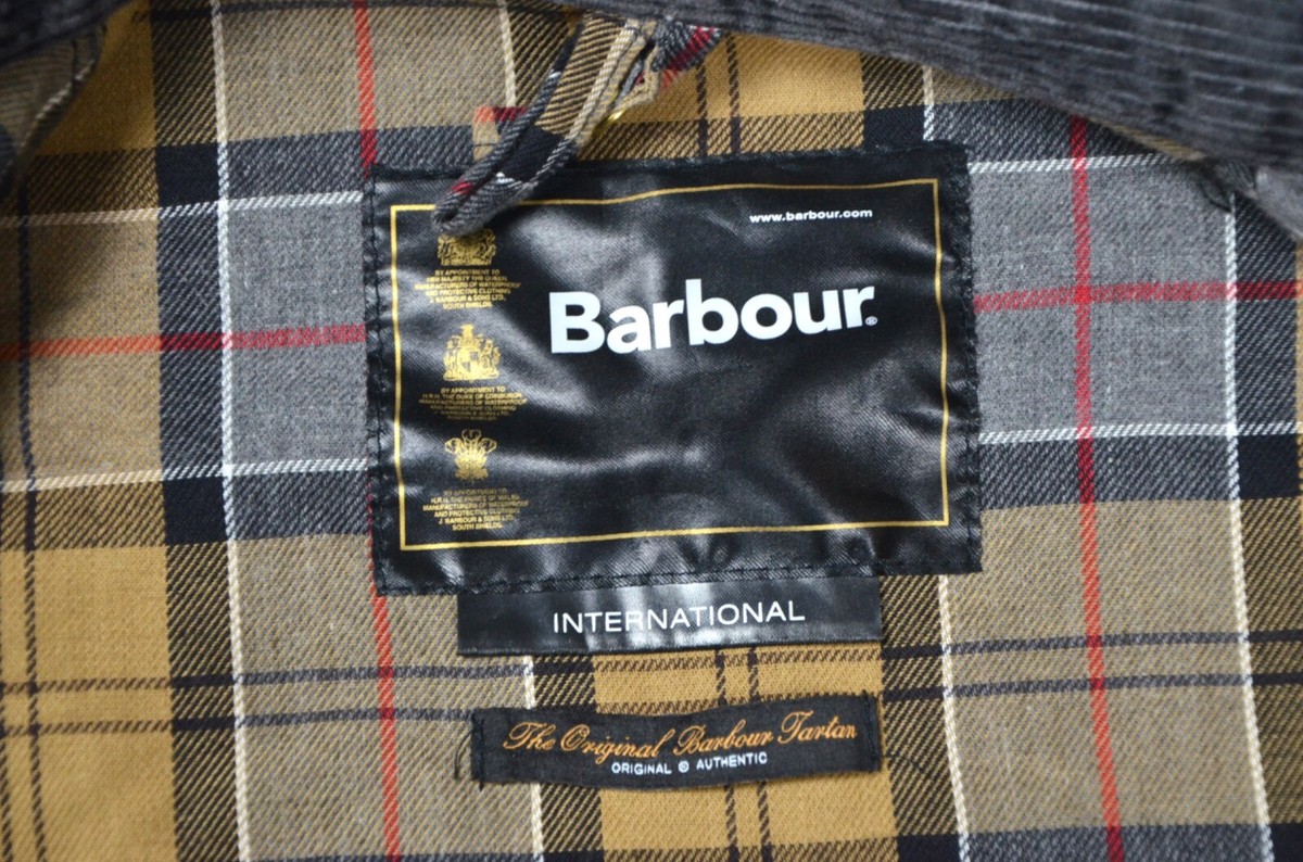 Men's Barbour International Jacket Wax Black England Classic
