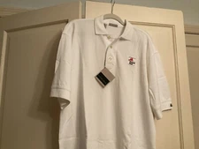 Men's Activewear Cutter & Buck Polo Shirt Large 100% cotton White