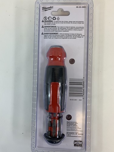 NEW Milwaukee 27-In-1 Multi-Bit Screwdriver- 48-22-2901 - Picture 4 of 6