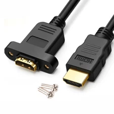 HDMI Extension Cable Male to Female Extender Lead 4K 0.3m 0.5m 0.6m 1m 1.5m - 3m
