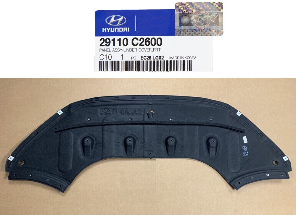 Genuine Front Under Cover Engine Splash Shield 2018-2019 Sonata Non Sport NEW OE