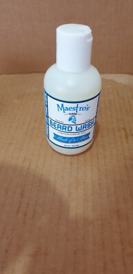 MAESTRO'S CLASSIC BEARD Wash Mark Of A Man BLEND 4 OZ GROOMS & CLEAN 